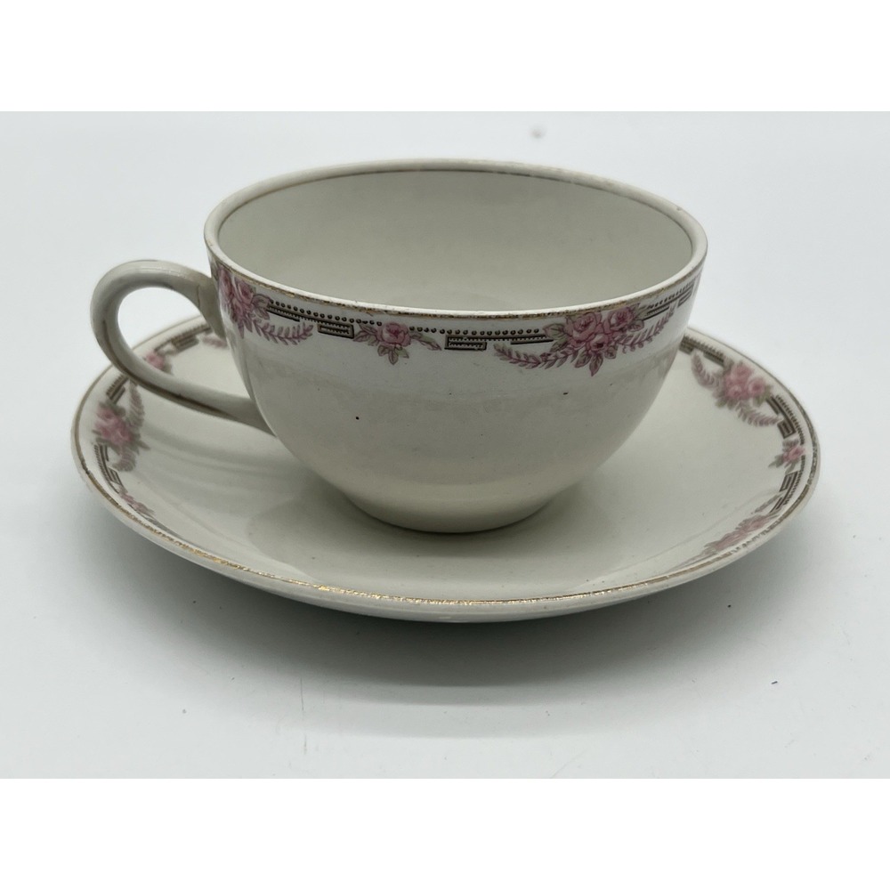 vintage‎ Alfred Meakin "Overland" teacup and saucer